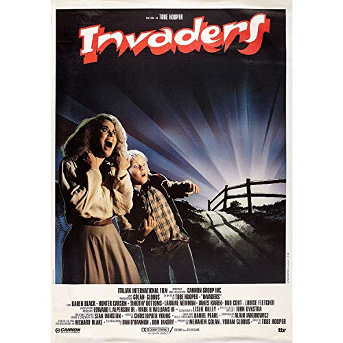 Affiche de film Invaders rétro pour décorer un grand mur vide avec un poster vintage