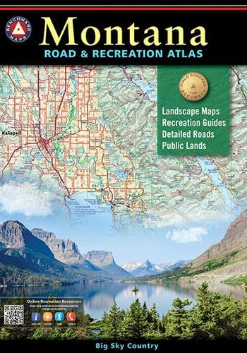 Montana Road and Recreation Atlas - 6th Edition, 2024 (Benchmark)