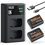 [Large Compatibilité] Ce pack de deux batteries de remplacement NP-FW50 est 100 % compatible avec les batteries lithium-ion Sony NP-FW50. Convient aux modèles Sony Alpha 7, A7, A7II, A7RII, A7SII, A7S, A7S2, A7R, A7R2, A5000, A6000, A6500, A6300, NEX-3, NEX-3N, NEX-5, NEX-5C, NEX-5N, NEX-5R, NEX-5T, NEX-6, NEX-7, NEX-C3, NEX-F3, DSC-RX10 et d'autres modèles.