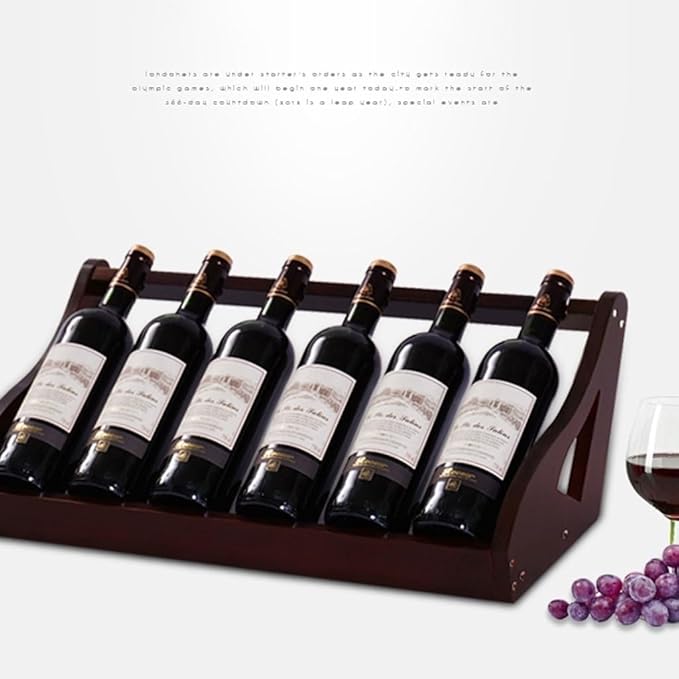 Soporte para Botellas de Vino SONGCHAO de Madera miniatura 5