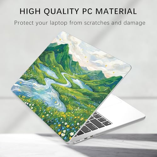 Funda MacBook Pro 14 flores alegra tu escritorio y protege tu ordenador M3 M4 A2992 5