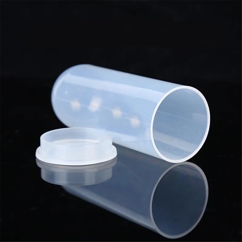 Tubes à centrifuger fond rond en plastique de 10/15/20/50/100/120 ml, 30/50/100 tubes essai avec bouchon Équipements de laboratoire