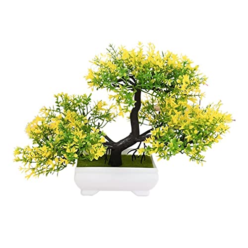 Arrangement ornements faux table verdure pour remplacer les vraies plantes