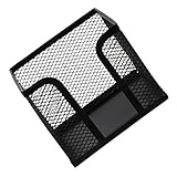 EXAOMBLE Notizblock Halter Multifunktionale Zettelbox für Büro und Zuhause Aufbewahrungslösung...