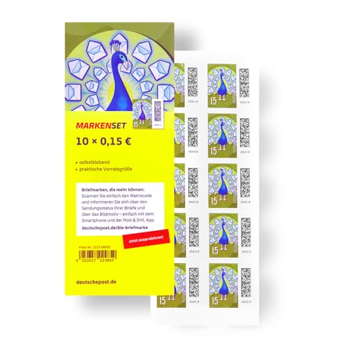 BestPlug Deutsche Post 10 Stück 0,15 EUR 15 Cent postfrische...