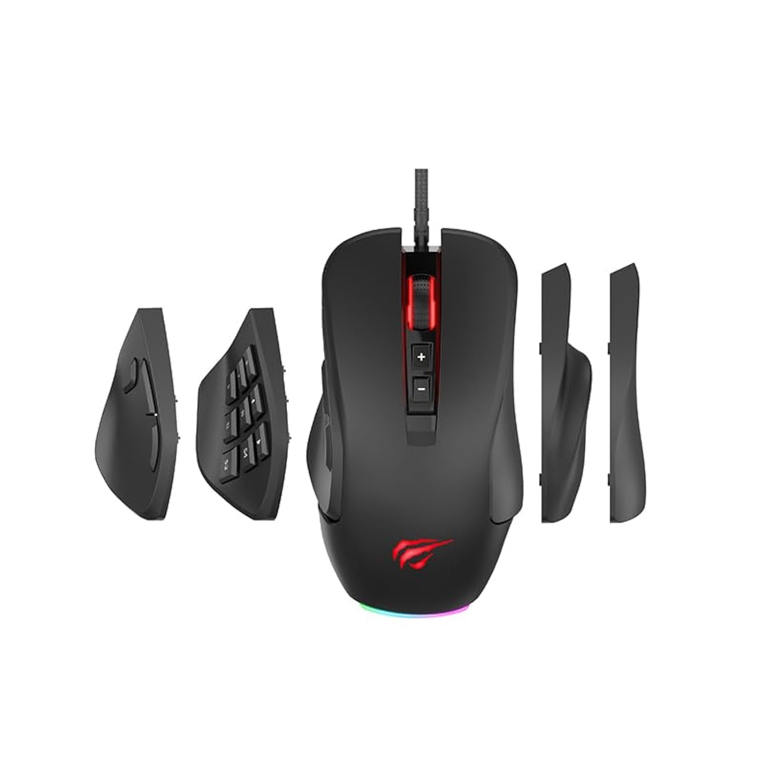 Amazon | Havit ゲーミングマウス Gamenote MS900 (MS760) RGB 12000