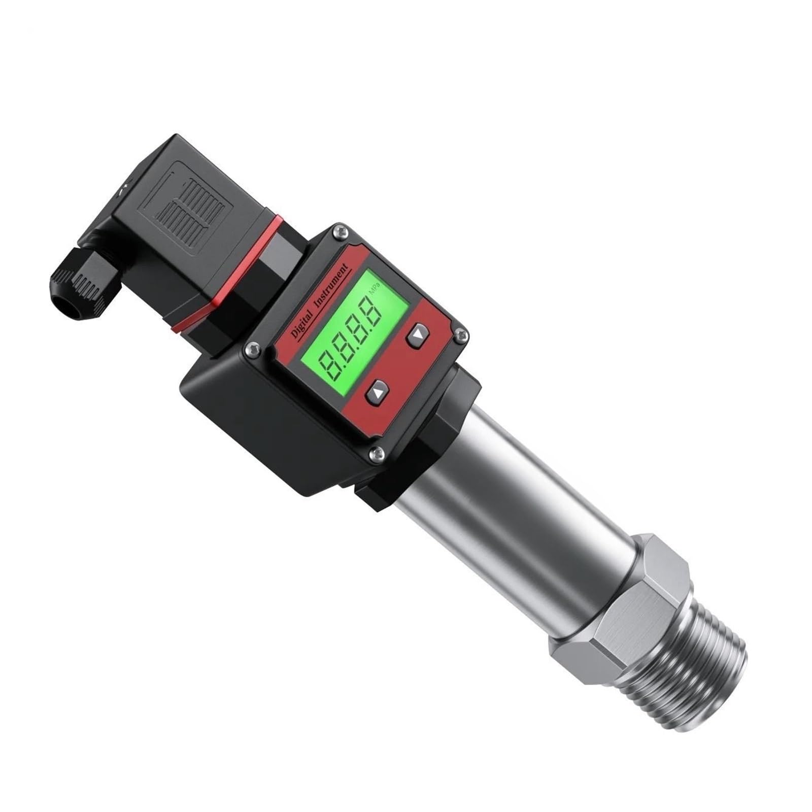 MXXDMOPD Pressure Sensor LCD Digital Display 0.1bar 1Mpa 1000psi 24VDC 4-20mA RS485(4-20ma Output,0-30bar)