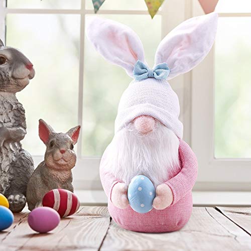 image for Cute Gnome Easter Decorations with Easter Eggs, Easter Faceless Gnomes
