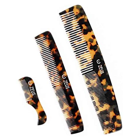 Conjunto de peines ZEUS para bigote, barba y cabello Cover