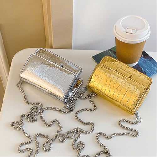Image of Mini Purses for Women Y2K Purses Top Handle Crossbody Bag Clutch Shoulder Handbag for Cocktail Party Prom Wedding