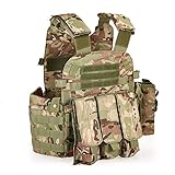 kampfmittelweste schleswiger tauwerke Heavy-Duty Molle Gurtband für zusätzliche Befestigung.