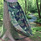 KN HUNTING Hammock Chair, Lightweight, Portable Camo Tree Seat, Silent Swivel for Deer Hunt, Ground Hunts, Hunters Outdoor Hamock Shooting Chairs, Hunter Accessories, Gear, Essentials, Digital Print