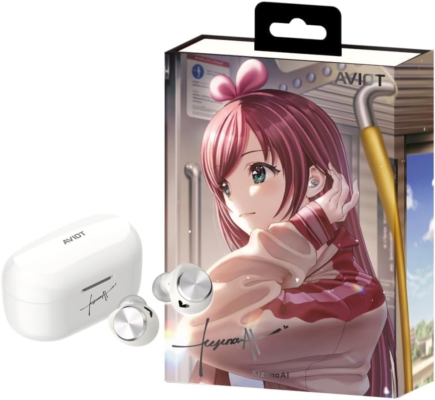 AVIO T ワイヤレスイヤホン TE-V1R-KZN Amazon.co.jp: AVIOT TE-V1R-KZN KizunaAI コラボ ワイヤレス