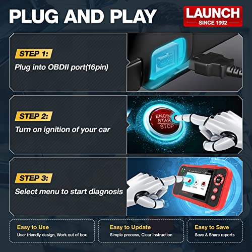 image for LAUNCH OBD2 Scanner CRP123 Elite - 2023 Newest Model Engine/ABS/SRS/Tr