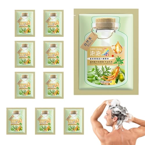 Tinte De Cabello En Burbujas De Plantas | Champú En Espuma De Color Para El Cabello Para Niñas | 10 Unidades De Espuma De Tinte Natural Para Cuidado Capilar Con Ingredientes Vegetales, Y Champú