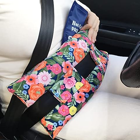 BNRendles Hysterectomy Pillows with Ice/Hot Pocket for Abdominal Surgery, Hysterectomy Recovery Must Have Gifts, Tummy Tuck Stomach Padding, Painting Flower Cover