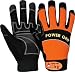 Produktbild strongAnt POWER GRIP Montagehandschuh aus Neopren und synthetischem Leder mit PVC verstärkten Griffflächen Klettverschluss Größe:8