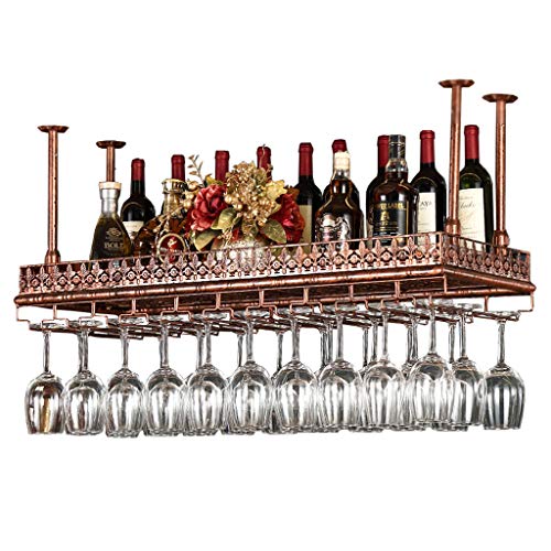 Porte-bouteille de plafond pour un bar de salon design et convivial - 8