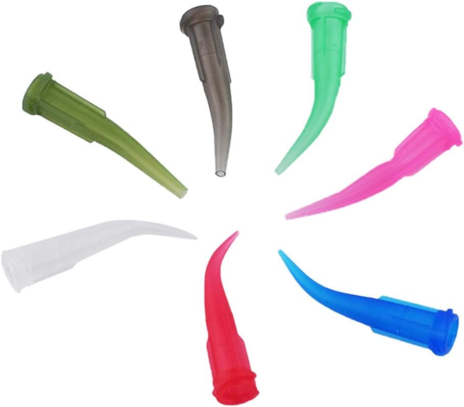 14G-27G Dispense Tips TT Tapered Bends Needle 100PCS Mixed Size