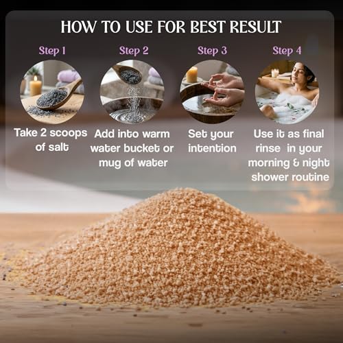Image of Study & Confidence Spiritual Bath Salt 200g | Spiritual Bath for Focus, Concentration & Self-Confidence | Aura Cleansing, Mental Clarity, Energy Boost & Study Ritual Bath