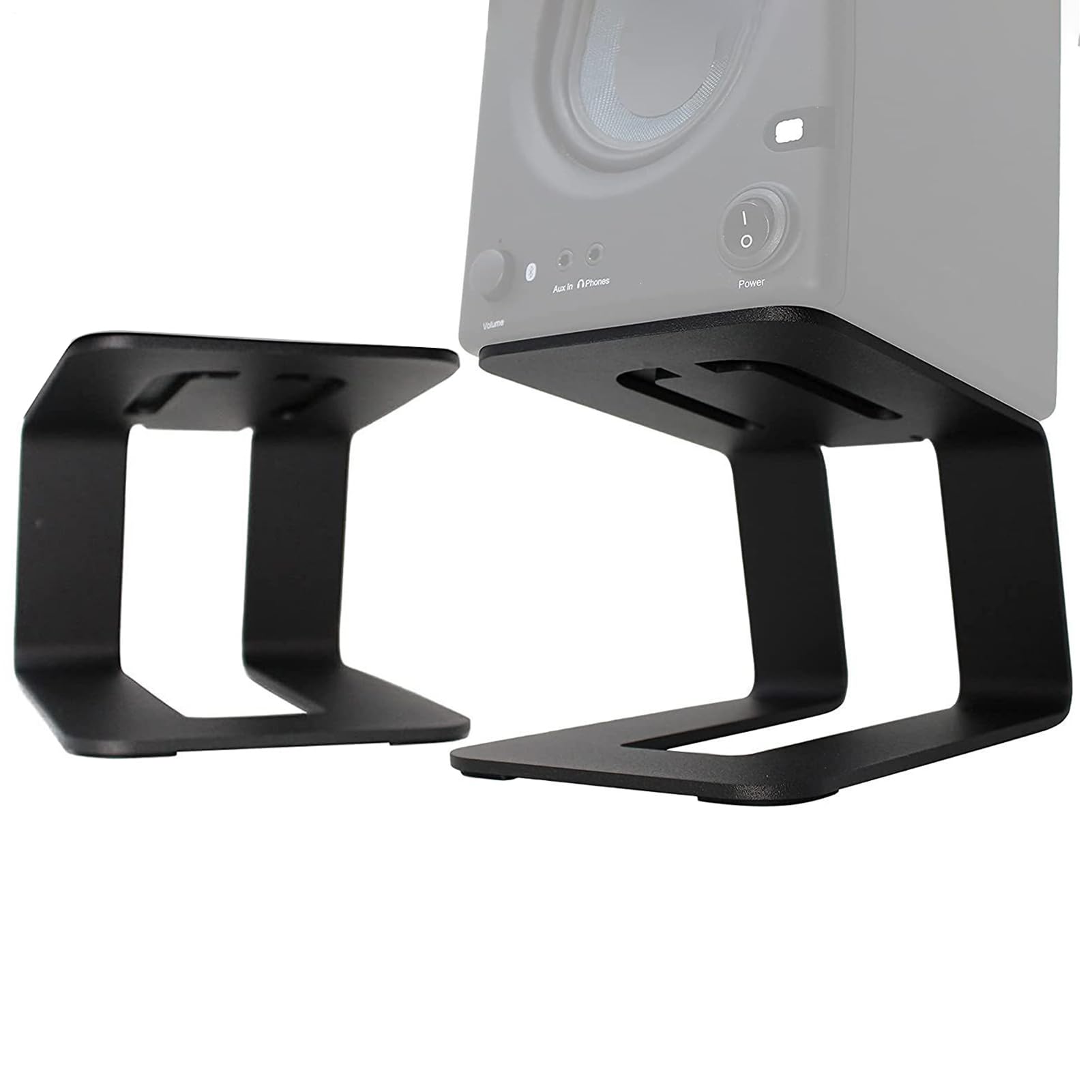 Stands Monitor Heavy-Duty, Studio Monitor Riser, Vibration-Proof Speaker Stands, Bookshelf Speakers, Studio Monitor Stand, Computer Gaming Desk Speaker Stand for Studio, 22x16x14cm/8.66x6.3x5.51 inch