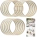 MIYUANGKJ 16 stk Bambus Floral Hoop 10cm Holzringe Zum Basteln Traumfänger Ringe Bambus Holz Bambus Blumenkranz für DIY Valentinstag Jahrestag Traumfänger Hochzeitskranz Deko Wandbehang Kerzenleuchter,deko günstig Kaufen-MIYUANGKJ 16 stk Bambus Floral Hoop 10cm Holzringe Zum Basteln Traumfänger Ringe Bambus Holz Bambus Blumenkranz für DIY Valentinstag Jahrestag Traumfänger Hochzeitskranz Deko Wandbehang