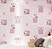 Produktbild RBB Cute Cartoon Wallpaper Snoopy für Kinder die Backstein-Schaum-Vlies-Tapete,Rosa,0,53 m * 10 m