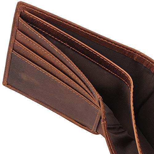 Fodiyaer Engraved Mens Wallet, Personalized Leather Wallet for Men, Fiance, Lover, Speical Gift for Birthday, Anniversary, Valentine - Image 4