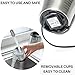 Multipurpose Electric Coffee Bean Grinder with 2 Removable Cups - Premium Stainless Steel Mill Grinding Tool for Seeds, Spice, Herbs, Nuts & Other Dry and Wet Ingredients | 200W Fast Grind in Seconds