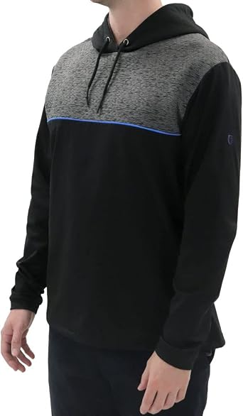 Island Green Mens Hooded Top Layer Quick Dry Moisture Wicking Golf Sweater