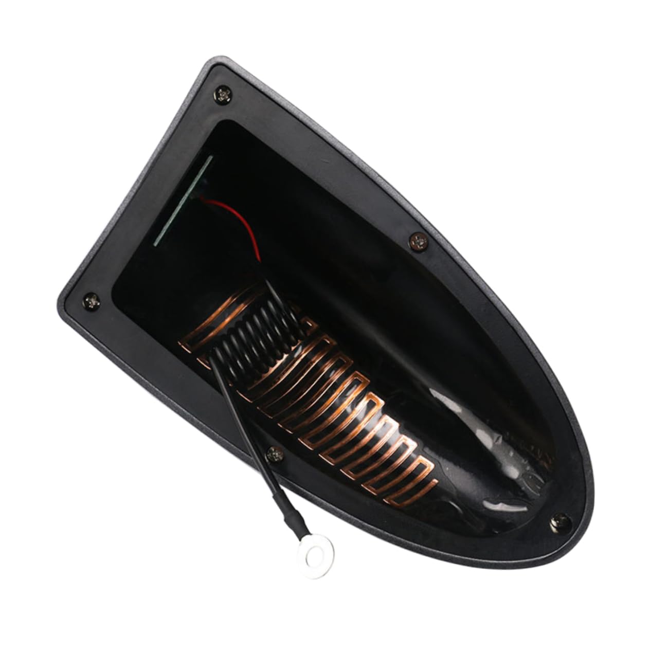 Veemoon Antena De para Coche Aleta De Radio Abs Resistente Negro Fácil De Instalar