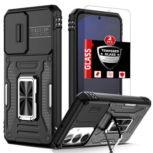 Coque Samsung Galaxy S24 FE antichoc avec anneau support rotatif 360°