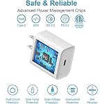 51vMW2XNBFS. SS150 iPhone-12-Fast-ChargerApple-MFi-Certified-20W-PD-Type-C-Power-Wall-Charger-with-6FT-USB-C-to-Lightning-Cable-Compatible-iPhone-1212-Mini12Pro12-Pro-Max1111-Pro-MaxXs-MaxXRX-iPad-AirPod
