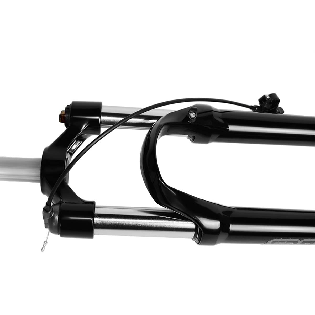 26/27,5/29" MTB sprężyna olejowa amortyzator przedni widelec ze skokiem sprężyny 100 mm, rower górski, rura prosta 1-1/8, widelec z szybkozłączką, 9 * ręczny / pilot blokady (kolor: wi