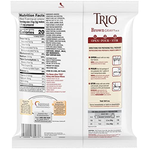Trio Brown Gravy Mix Club Pack 13.37 Oz (Pack Of 1) #TOP3