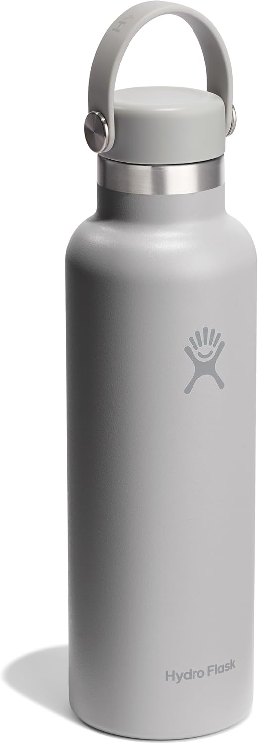 Hydro Flask Water Bottle - Insulated Stainless Steel - Non Spill, Leakproof in 21 Oz Birch Gray - Image 2