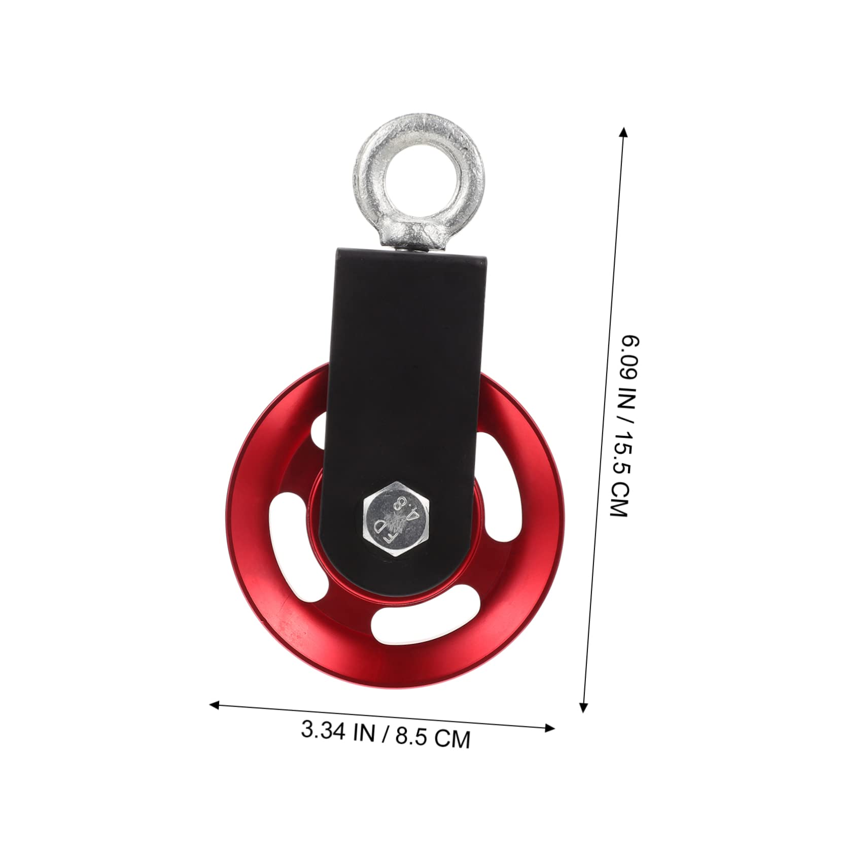 GLEAVI 1pezzi Ruota di Trazione Cuscinetto Accessorio per Allenamento di Forza Puleggia di Sollevamento Leggera Materiale Resistente alla Ruggine per Uso Interno Ed Esterno