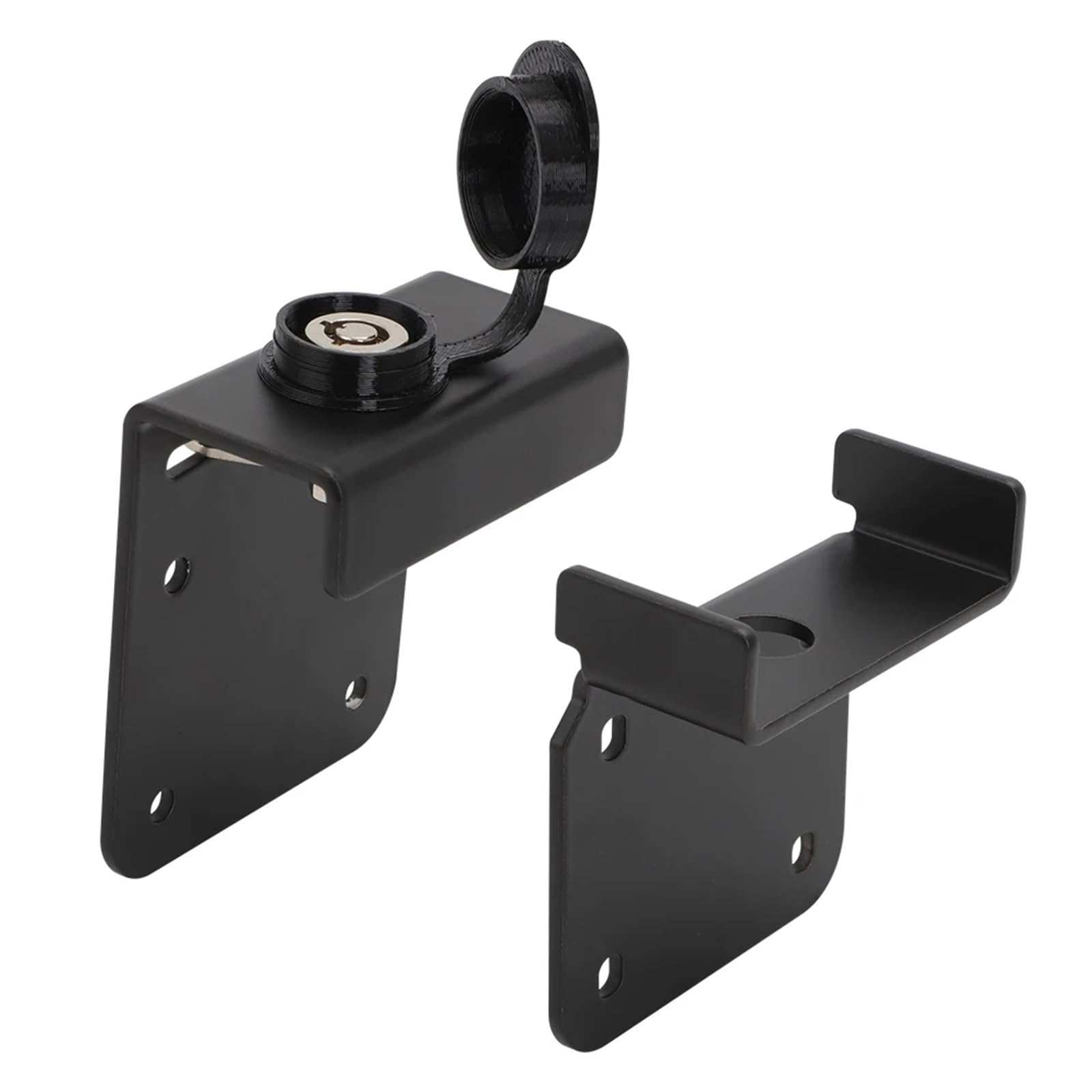 Zestaw uchwytów na nawigację Garmin Zumo XT lub XT2 z blokadą, czarny, aluminiowy, akcesoria motocyklowe