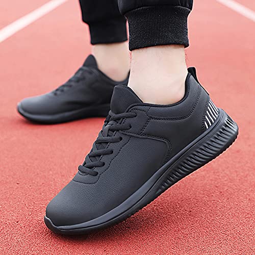 Chaussures de course pour homme blanches en taille 45 imperméables et légères - 5