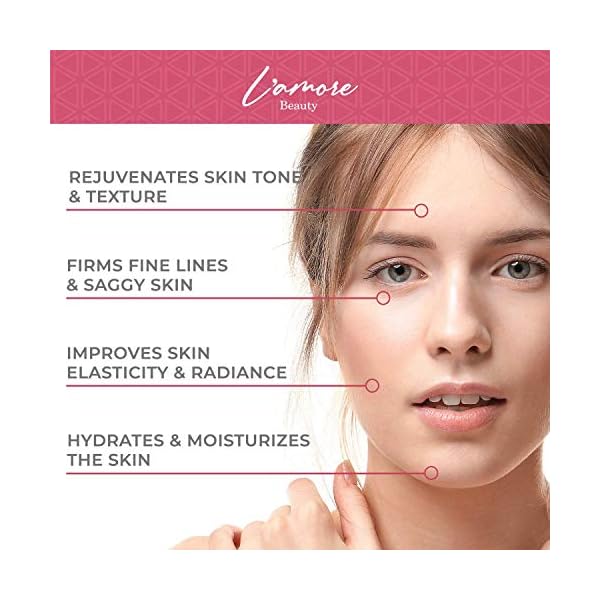 L'AMORE BEAUTY Anti Aging Cream - Wrinkle Cream For Face - Face Moisturizer For Women - Retinol Cream For Face - Collagen Face Cream - Peptide Face Cream - Daily Facial Moisturizer, 15ml