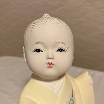 Amazon | 伝統工芸 博多人形 子供 幼児 小鳥付 | 博多人形