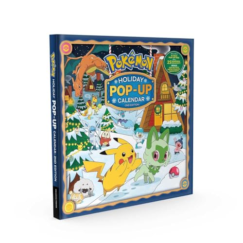 Pokémon Holiday Advent Pop-Up Tree Calendar: Come Join Pikachu And Its Friends As They Celebrate The Holidays By The Fire!: Volume 2