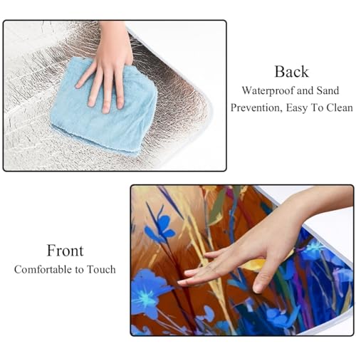 Couverture de pique-nique imperméable 150x145 cm pliable - 6