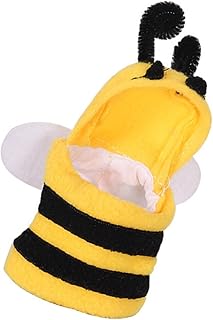 FRCOLOR Pet Bird Clothes Halloween Costumes Trendy Clothes Pet Clothes Parrot Accessory Bee Shape Bird Costume Adorable Bird Costume Skin-Friendly Bird Costume Small Parrot Cute