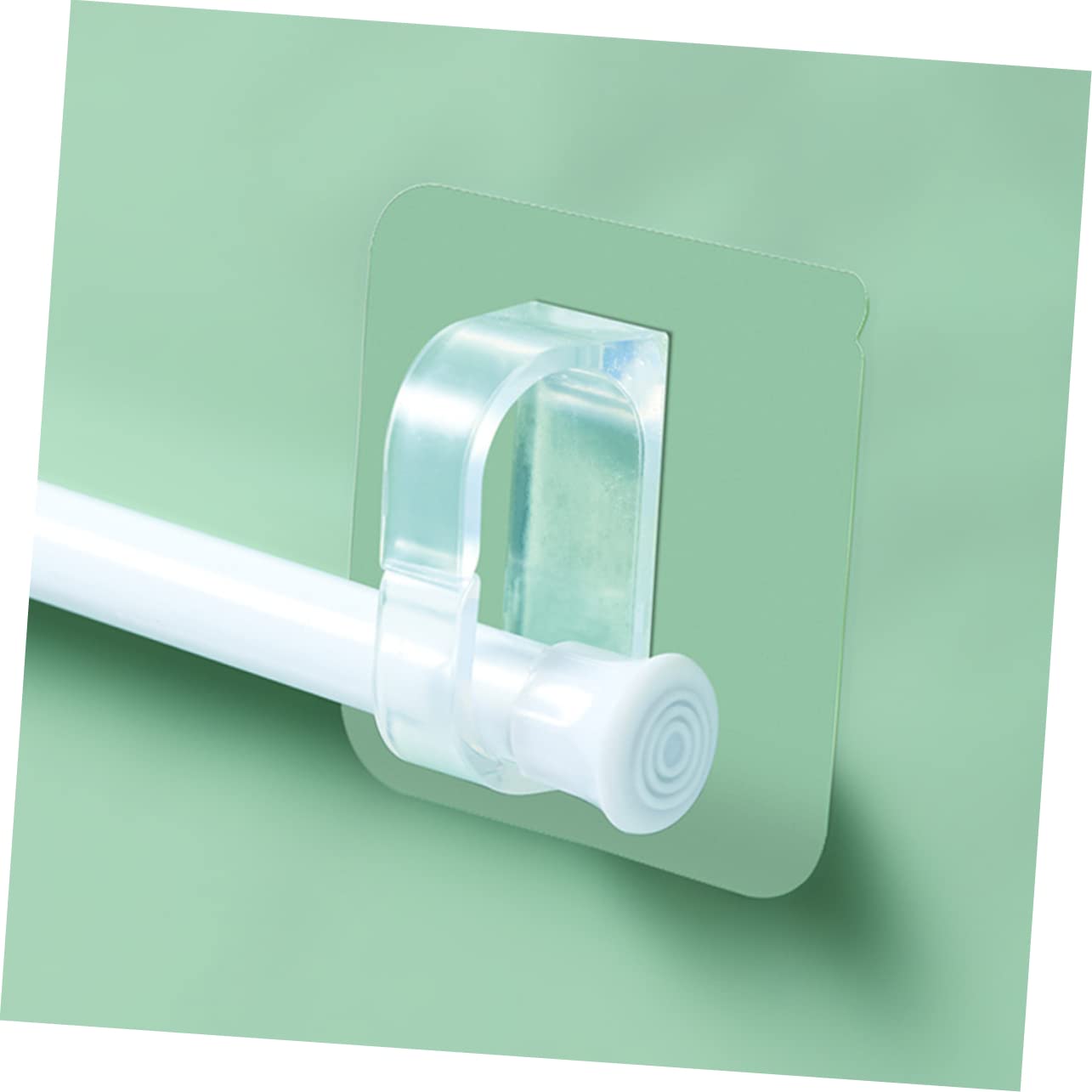 SHINEOFI Sin Gancho Pegajoso Muro Colgante Pequeño Manos Los Ganchos De Pared Se Pegan Ganchos Adhesivos De Plástico Ganchos Autoadhesivos Abs Transparente 6 Piezas X 4