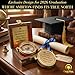 The Dream Chaser Compass - Go Confidently -2026 Unique Graduation Gifts for Him, College, High School, Cool Birthday Gift Idea for Son, Boys, Motivational Greeting Card Included