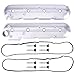 Set of 2 12570427 12582224 Driver and Passenger Side Engine Valve Cover w/Gaskets, Bolts fit for 1999-2008 Chevy Tahoe Silverado Suburban 1500 2500 3500 Sierra Yukon Valve Cover 5.3 6.2 6.0 264-965