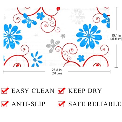 Alfombrilla de baño antideslizante con ventosas y diseño plano para bebés 5