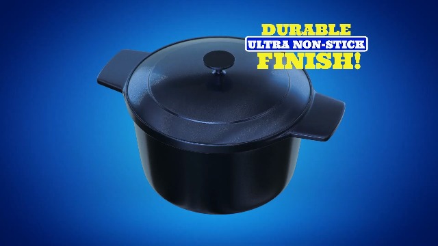 Granitestone Dutch Oven 6.5 Qt - Pentola In Alluminio Antiaderente Smeraldo, Forno E Lavastoviglie Safe - Foto 5