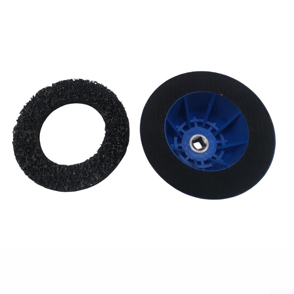Outils de nettoyage pour moyeu de roue de voiture, freins à disque, outil de meulage des roues automobiles, brosse à inclinaison C avec tampon abrasif pour perceuse sans fil